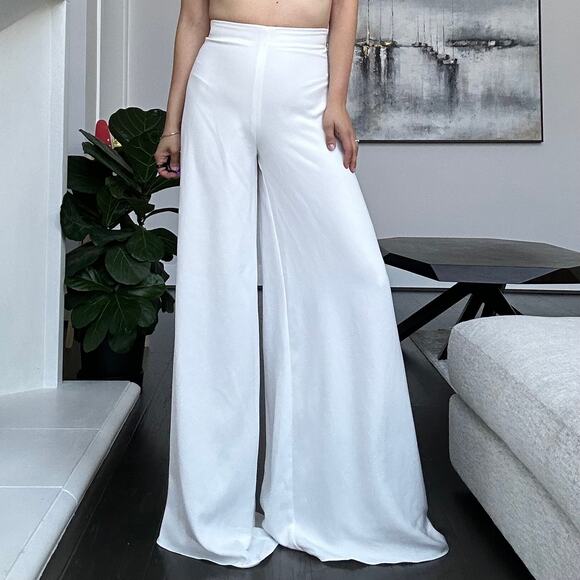 Andres Otalora Pants - ANDRES OTALORA  Palomino Wide Leg Pants New Size 4